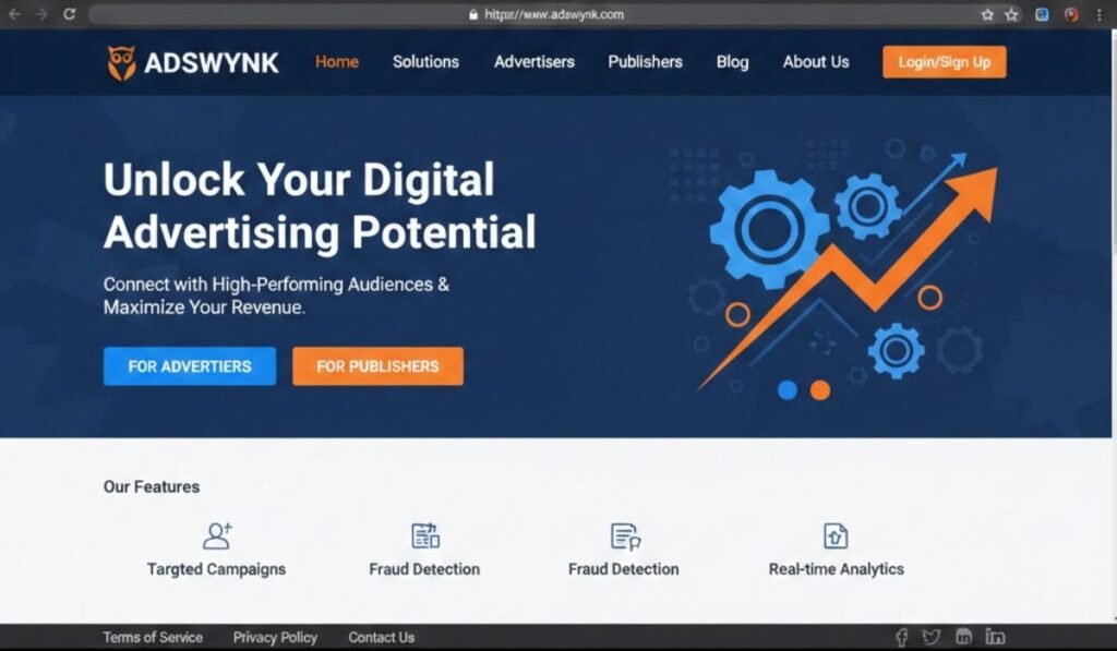 Adswynk com platform overview for digital marketing strategy.